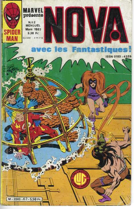 Scan de la Couverture Nova n 62